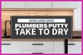 How long does it take for spot putty to dry?
